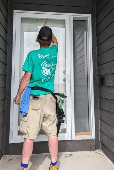 grace window cleaning crew making windows sparkle on homes
