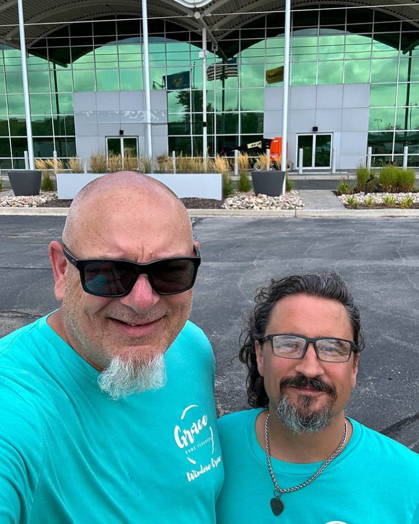 Kevin Smith & Tony with Grace Window Cleaning of Omaha